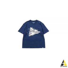 24SS Noizy Logo Printed T - Blue (5744184184-110) (Noizy 로고 프린팅 반팔 티셔