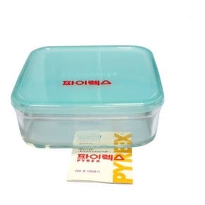 일제 이와끼 내열유리 뚜껑찬통:정사각 1.3L