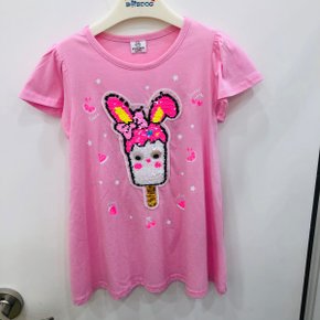 (모다인천) 하트토끼롱 티셔츠 H222MTS27
