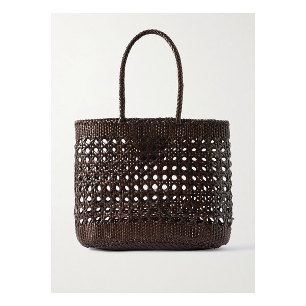 이클립스 우븐 가죽 토트 다크 브라운 46376663162858114