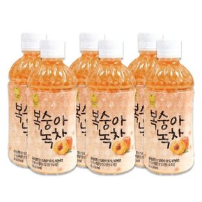 코엔에프 봉숭아 녹차 340ml 6개