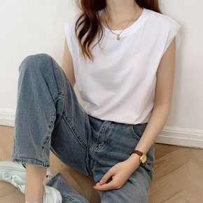 심플하고 활용도가 높은 여성 나시 루즈핏 이너티