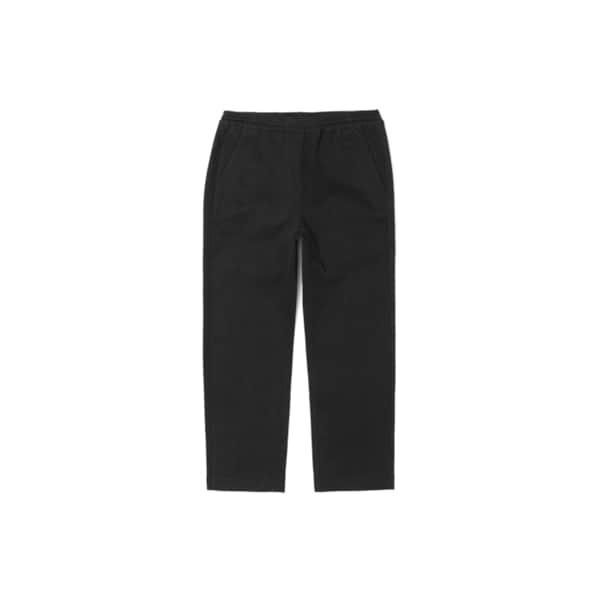 코튼 피치 스트링 슬랙스 (블랙)