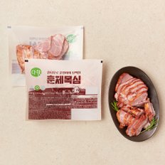 [냉장][다향] 참나무 훈제목심 슬라이스 500g