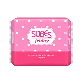 생리대 프라이데이 울트라슬림 중형 14Px1팩