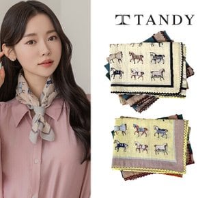 TANDY 더글홀스 레이스 손수건 스카프