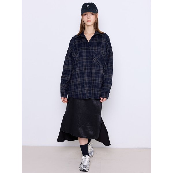 Mermaid Half Banding Skirt [Black]