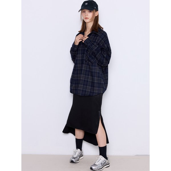 Mermaid Half Banding Skirt [Black]