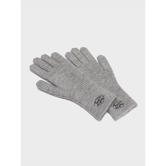 리끌로우 KNIT LOGO GLOVE GRAY