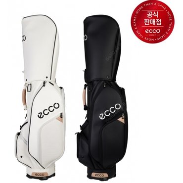 에코 ★골프공(6구/컬러 랜덤) 증정★[정품]ECCO SPORTY CADDIE BAG 에코 스포티 캐디백 - EB2S011- 화이트/블랙