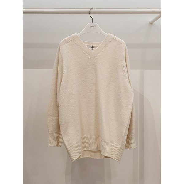 [파주점] 쥬크 주크 루즈핏 캐시울혼방 V넥 니트 V254KSK943