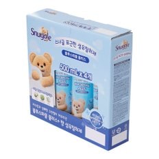 스너글 블루스파클플러스 섬유탈취제 500ml X 4입