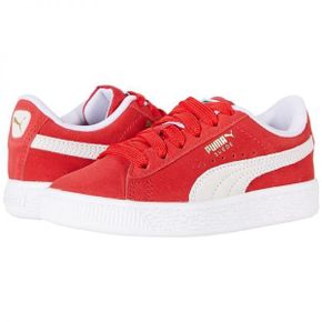 키즈 푸마 푸마 스웨이드 클래식 21 스니커즈 - 하이리스크 Red/Puma 화이트 7134421