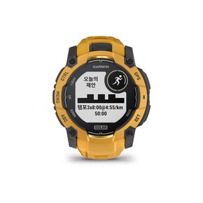 인스팅트 3 50mm 솔라 썬버스트 그레이밴드 멀티스포츠 GPS 스마트워치