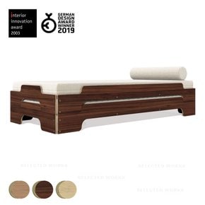 (SET 매트리스 포함) Stacking Bed Classic wood veneer 2단 [배송기간 8-12주 소요]