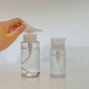 200ml 공병 투명 디스펜서 네일 리무버 공병 펌핑