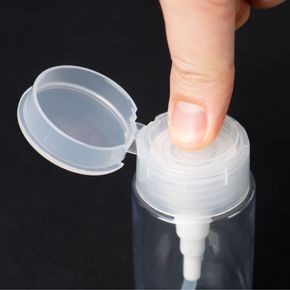 200ml 공병 투명 디스펜서 네일 리무버 공병 펌핑