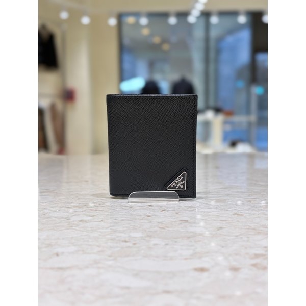 [부산점] [프라다] 남성 사피아노 트라이앵글 로고 반지갑 2MO004-QHH-F0002