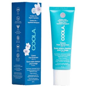 Coola 쿨라 페이스케어 클래식 페이스 선스크린 로션 SPF50 50ml 화이트 티