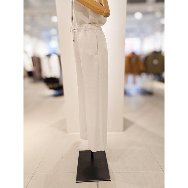 [파주점] [더아이잗컬렉션]메탈 장식 스트링 밴딩 와이드 팬츠 CS4B0SL122