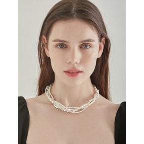 Classic Bold Pearl Layered Necklace