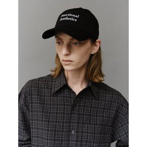Functional aesthetics ball cap Black