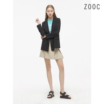 ZOOC 플랩포켓 더블버튼 재킷 BK_Z222MSF106