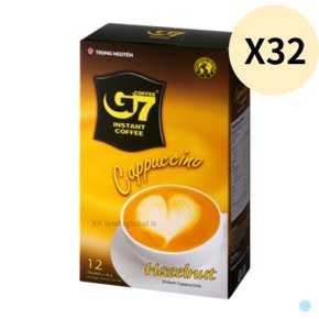 G7 커피 베트남 카푸치노 헤이즐넛 18g 12 X 32