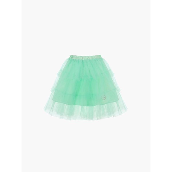 민트 페어리 티어드 스커트