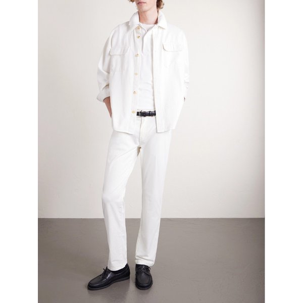 피터 밀러 시그니처 스트레이트 코튼 블렌드 새틴 팬츠 46376663163005975