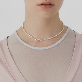 [silver925]connecting link pearl necklace