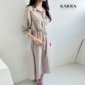 KARRA (77까지)투포켓스트링배색원피스_KB3SOP058Q