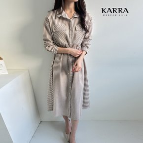 KARRA (77까지)투포켓스트링배색원피스_KB3SOP058Q