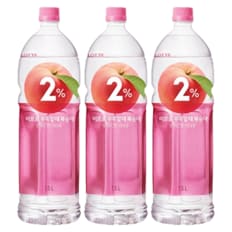 2% 이프로 부족할때 복숭아 1.5L x 3pet