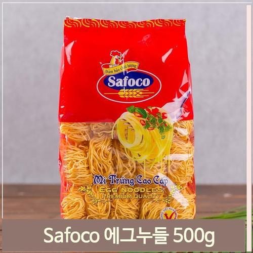 Safoco 건면 에그누들 500g 수입 국물 튀김 면요리(1)