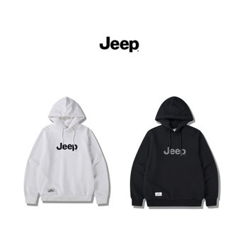 Jeep [여주점] 지프 남여공용 빅 로고 후드티셔츠 JP3THU001BK