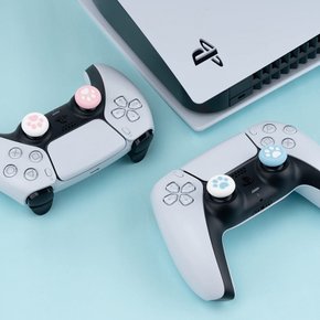 GeekShare PS4 PS5Switch Pro 컨트롤러 컨트롤러 보호 커버 어시스트 캡 고양이 육구 귀여운