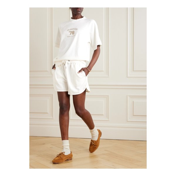 브루넬로쿠치넬리 자수 코튼 저지 티셔츠 화이트 1647597355286265