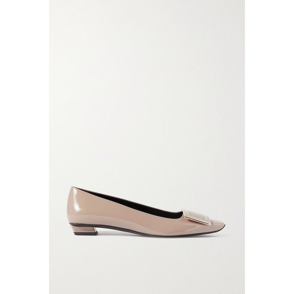 벨 비비에 페이턴트 가죽 발레리나 플랫 토프 19971654706666285