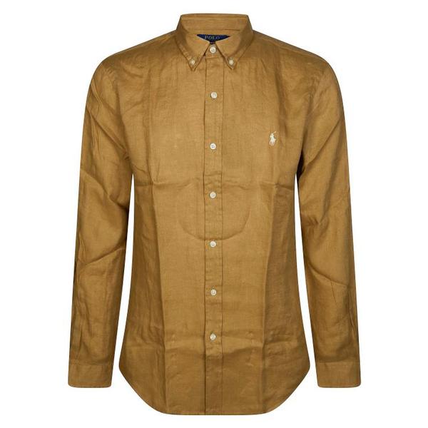 확대된 대표 폴로 랄프로렌 셔츠 710968915502 CAFETAN BEIGE