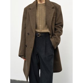 OVERSIZE DOUBLE-BREASTED WOOL COAT_2 COLOR