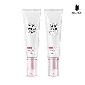 AHC 세이프온 톤업 선크림 SPF50+ PA++++, 50ml x2 (S18067761)