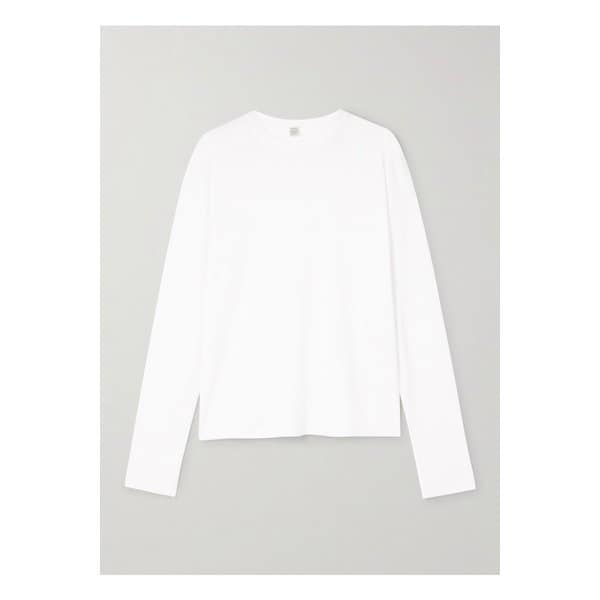 텐셀™ 리오셀  코튼 혼방 티셔츠 화이트 46376663162854830