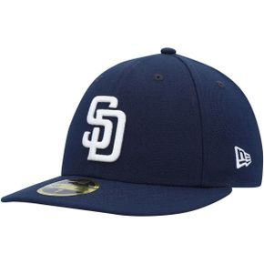 4556800 New Era Mens Navy San Diego Padres Oceanside Low Profile 59FIFTY Fitted Hat