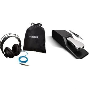 영국 알레시스 전자드럼 Alesis SRP100 OverEar ClosedBack Studio Reference Headphones Provid