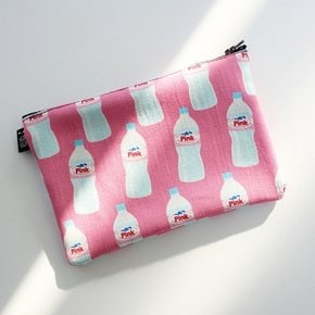 pink water pouch