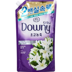 다우니 농축 섬유유연제 1.6L 화이트티와 릴리