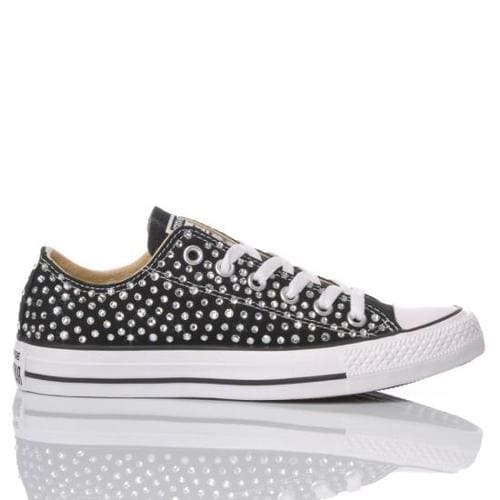 컨버스 스니커즈 149 CONVERSE SWAROVSKI BLACK OX White