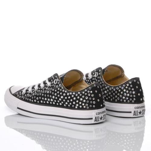 컨버스 스니커즈 149 CONVERSE SWAROVSKI BLACK OX White