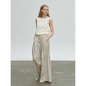 WOOL BLEND WIDE PANTS